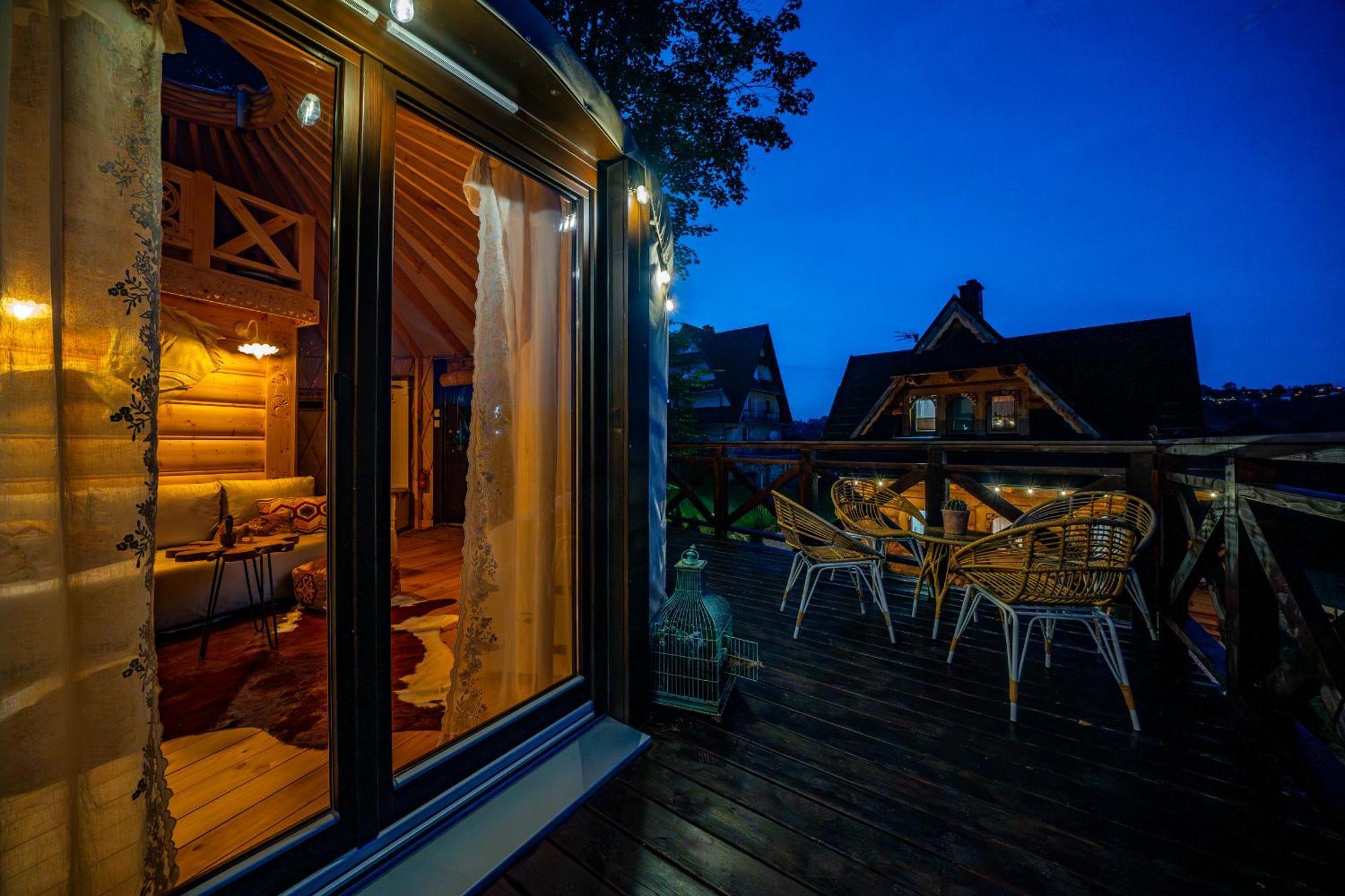 Jurta Na Wypasie - Luksusowy Namiot Z Widokiem Na Gory - Jacuzzi, Sauna, Split Ac, Private, Star View ซาโกปาเน ภายนอก รูปภาพ