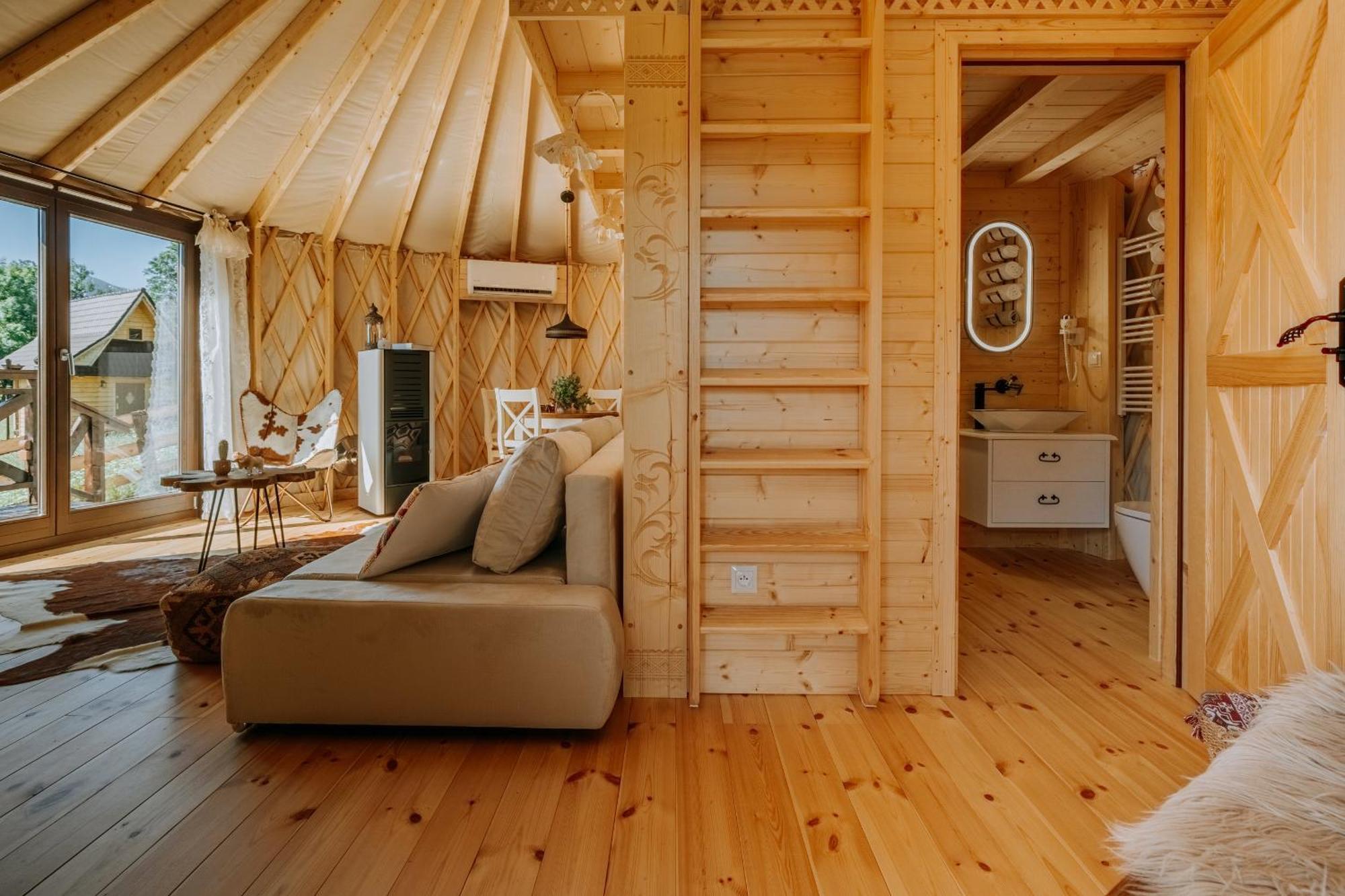 Jurta Na Wypasie - Luksusowy Namiot Z Widokiem Na Gory - Jacuzzi, Sauna, Split Ac, Private, Star View ซาโกปาเน ภายนอก รูปภาพ