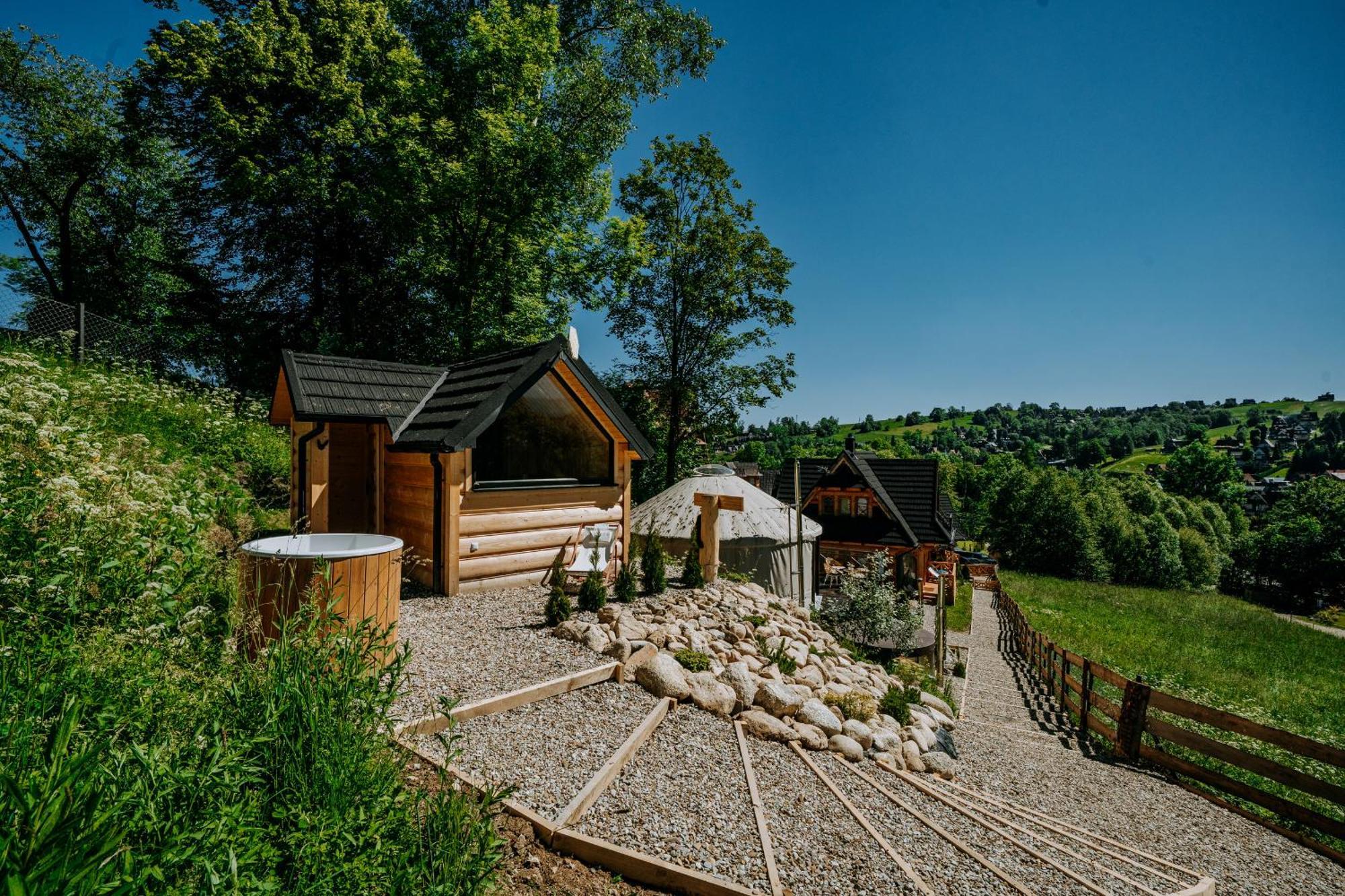 Jurta Na Wypasie - Luksusowy Namiot Z Widokiem Na Gory - Jacuzzi, Sauna, Split Ac, Private, Star View ซาโกปาเน ภายนอก รูปภาพ